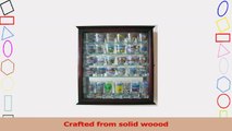 36 Shot Glass Display Case Wall Cabinet Holder Rack  Cherry Finish SCD06BCH e648145e