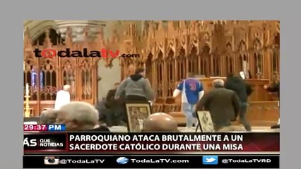 De una bofetada le perdona todos sus pecados-Más que Noticias-Video