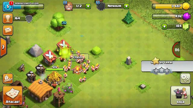primeira vez jogando Clash of Clans