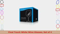 Final Touch White Wine Glasses Set of 4 ad94d4d0