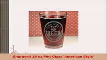 Personalized Engraved Oval Beer Pint Glass with Hop Trio 20635dbf