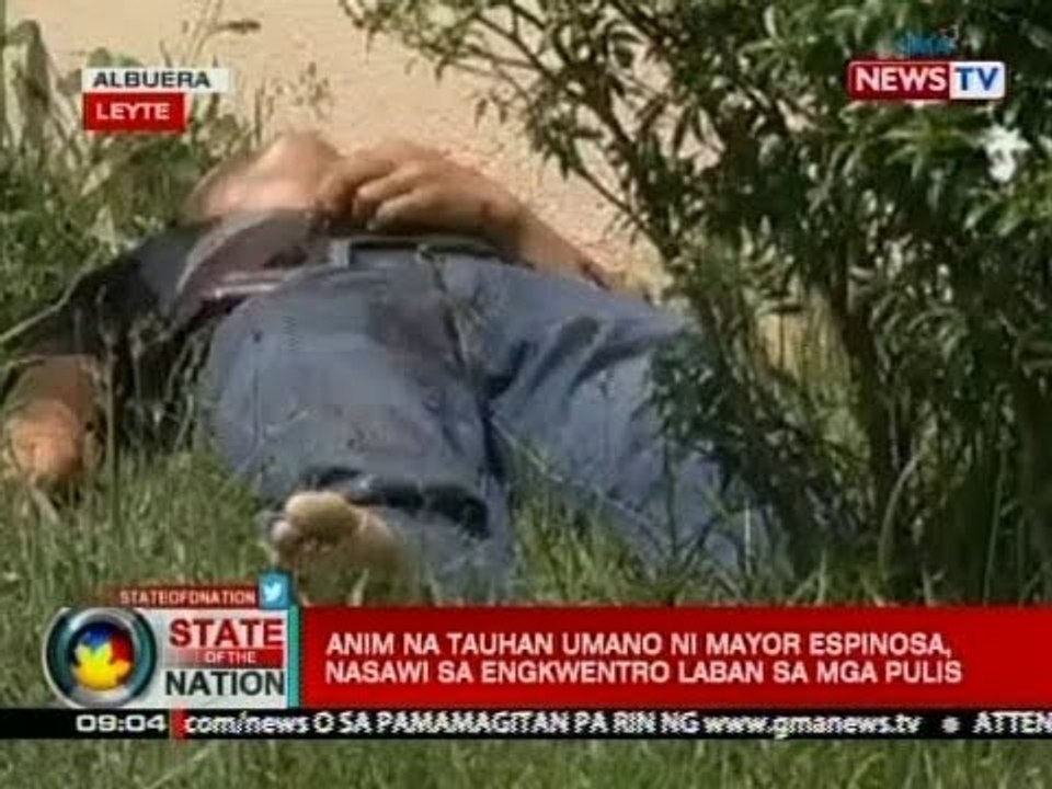 SONA: Anim na tauhan umano ni Mayor Espinosa, nasawi sa engkwentro laban sa mga pulis