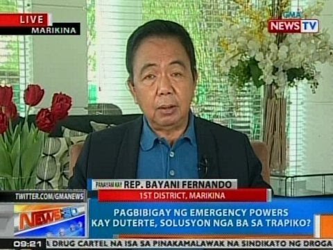 NTG: Pagbibigay ng emergency powers kay Duterte, solusyon nga ba sa trapiko?