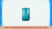 VIVAZ Bolitas Highball Glass Turquoise Recycled Glass Set of 4 230ba4b7