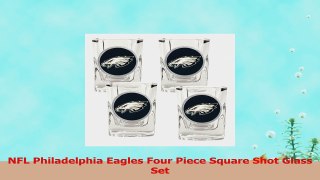 NFL Philadelphia Eagles Four Piece Square Shot Glass Set cb568b73