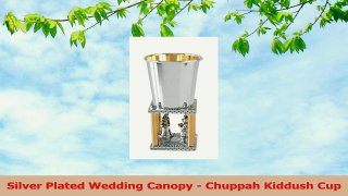 Silver Plated Wedding Canopy  Chuppah Kiddush Cup 9f287c6c