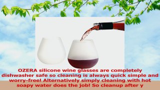 Ozera Silicone Wine Glasses 2 Pack Wine Glass Unbreakable Flexible Beer Glasses Reusable 1751e92c