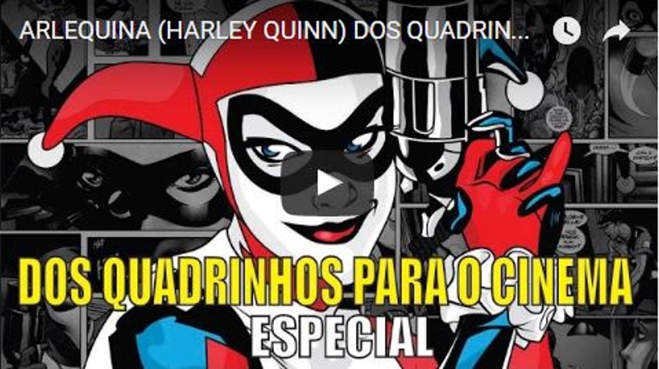 ARLEQUINA DOS QUADRINHOS PARA O CINEMA