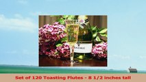 Craft and Party 2piece Deluxe Champagne Flutes 6 Oz Clear Pack of 120 67d3c348