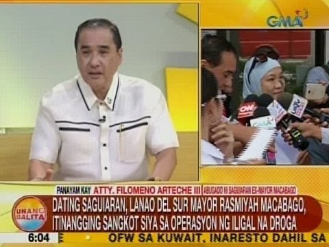 UB: Panayam kay Atty. Filomeno Arteche III, abugado ni ex-Saguiaran, Lanao Del Sur Mayor Macabago