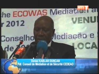 Rencontre des ministres des affaires étrangères de la CEDEAO en charge de la défense
