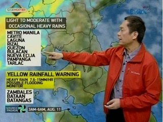 UH: Weather update as of 4:56 a.m. (Aug. 11, 2016)