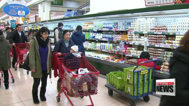 Korea's consumer price growth hits over 4-year high in January
