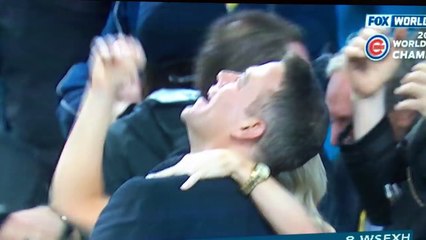 Bill Murray reacts to World Series win