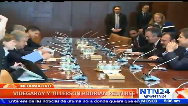 Jefes de la diplomacia de México y EE. UU. acuerdan reforzar relación entre ambas naciones