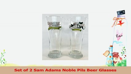 Sam Adams Noble Pils Beer Glasses  Set of 2  16 Ounces e2a86221