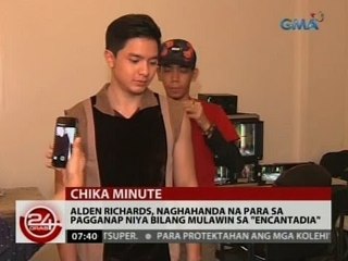 24 Oras: Alden Richards, naghahanda na para sa pagganap niya bilang Mulawin sa 'Encantadia'