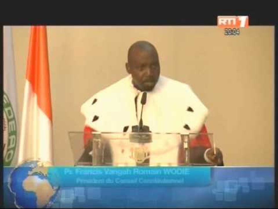 Cérémonie de rentrée solennelle du conseil constitutionnel sous la présidence du chef de l'Etat