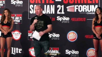 Tito Ortiz vs. Chael Sonnen Bellator 170 Weigh-In Staredown