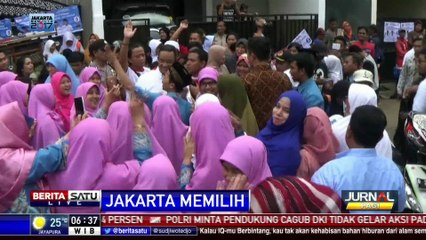 Anies Baswedan Janjikan Warga Srengseng Sekolah Gratis dan Pekerjaan