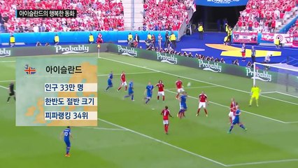 프로선수 100명...아이슬란드 동화 같은 8강 스토리 / YTN (Yes! Top News)