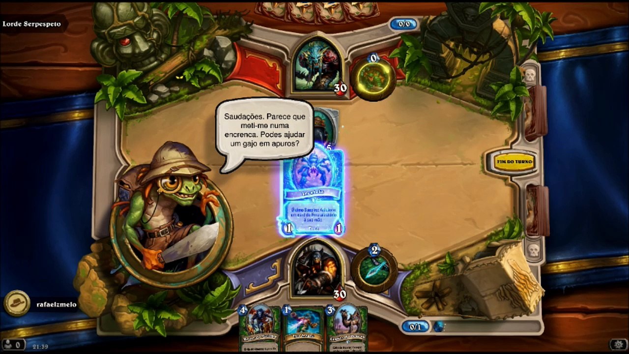 Hearthstone Desafio de Classe parte 23 Caçador vs Lorde Semperpesto