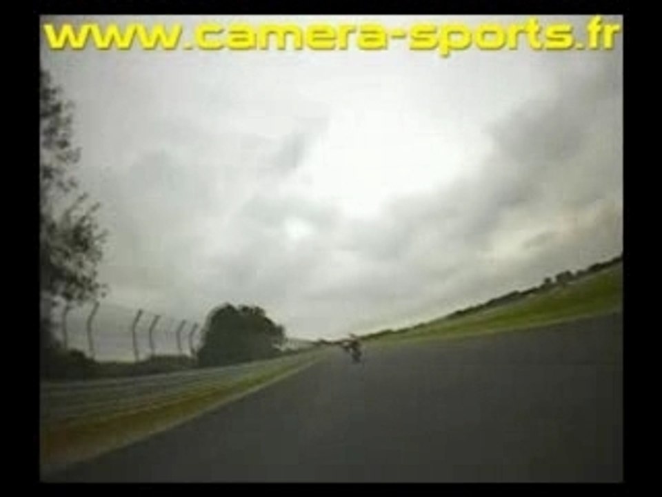 Caméra embarquée SUZUKI GSX1000, camera embarquee course