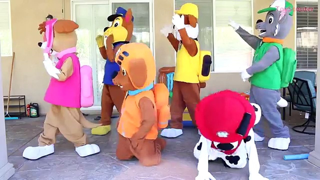 Baby Princess Rapunzel Eats Minnie Mouse! w/ Joker, Spiderman & Paw Patrol Chase in Real Life