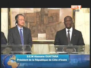 Echange entre le président Alassane et le président de la banque mondiale