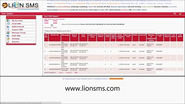 Bulk SMS Promotional SMS Transactional SMS - bulksmscoimbatore.net