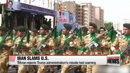 Iran rejects Trump administration's missile test warning
