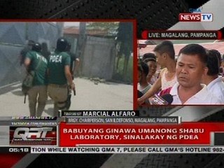 QRT: Babuyang ginawa umanong shabu laboratory, sinalakay ng PDEA