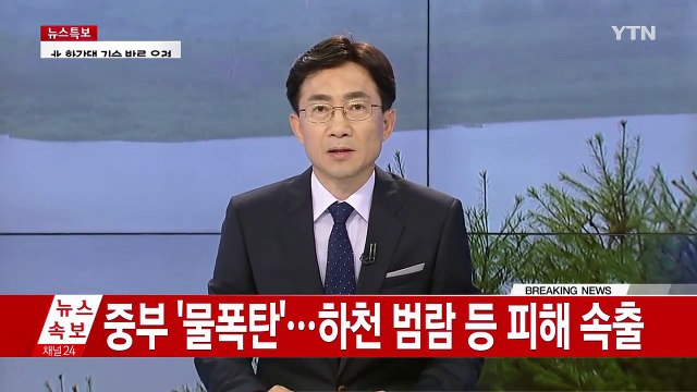 중부지방 호우...하천 범람 등 피해 잇따라 / YTN (Yes! Top News)