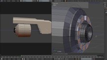 Blender test: Spaceship timelapse