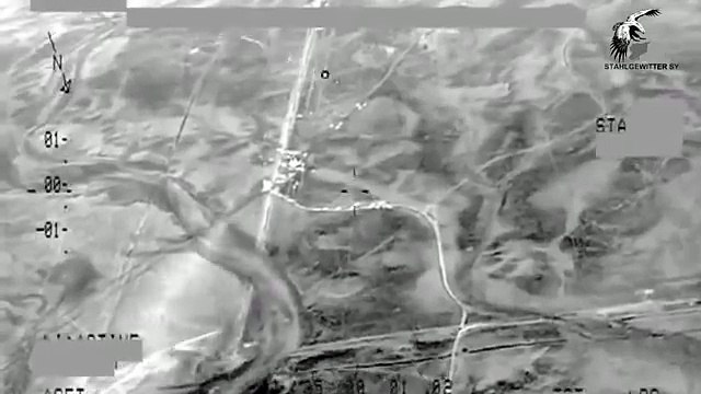 Atacando um comboio do Estado Islâmico, no Leste de Fallujah no Iraque