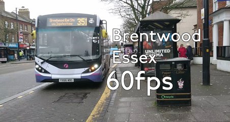 Buses at Brentwood, Essex February 2017
