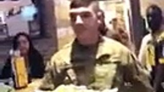 Soldier Gives Mom Restaurant Surprise