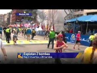Muertos y heridos en explosión durante maratón de Boston