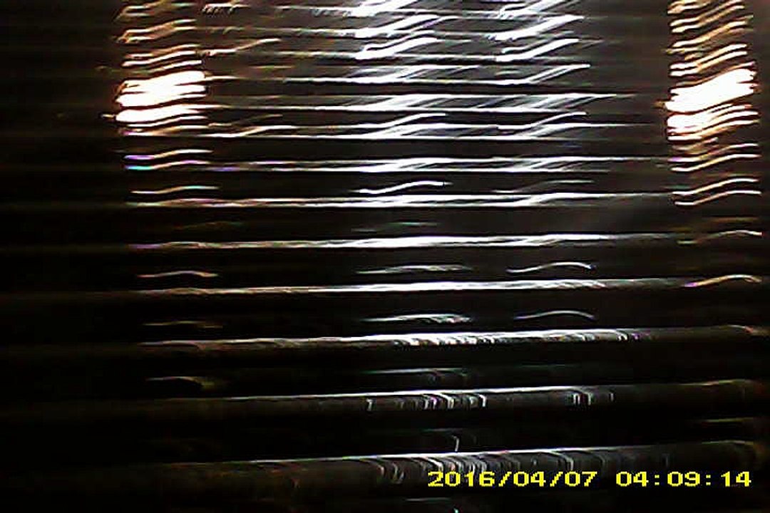 Passage du pont de Recouvrance à Brest dans la tempête Kurt.