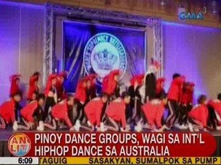 UB: Pinoy dance groups, wagi sa int'l hiphop dance sa Australia