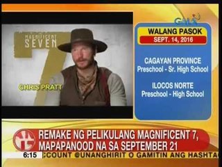 Chris Pratt at Denzel Washington, nagsama sa pelikula. Report ni Lyn Ching.