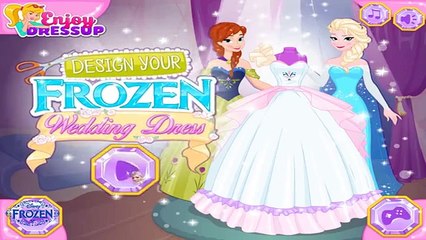 Video herunterladen: Frozen Elsa & princess Anna Design Wedding Dress - Elsa, Rapunzel, Ariel & Belle Dress Up Games