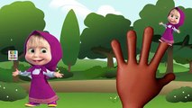 Finger Family Masha And the Bear Cartoon Animation Finger Family Nursery Rhymes For Children