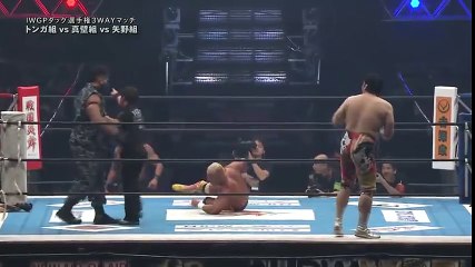 Les catcheurs au Japon lâchent un paquet d'insultes !