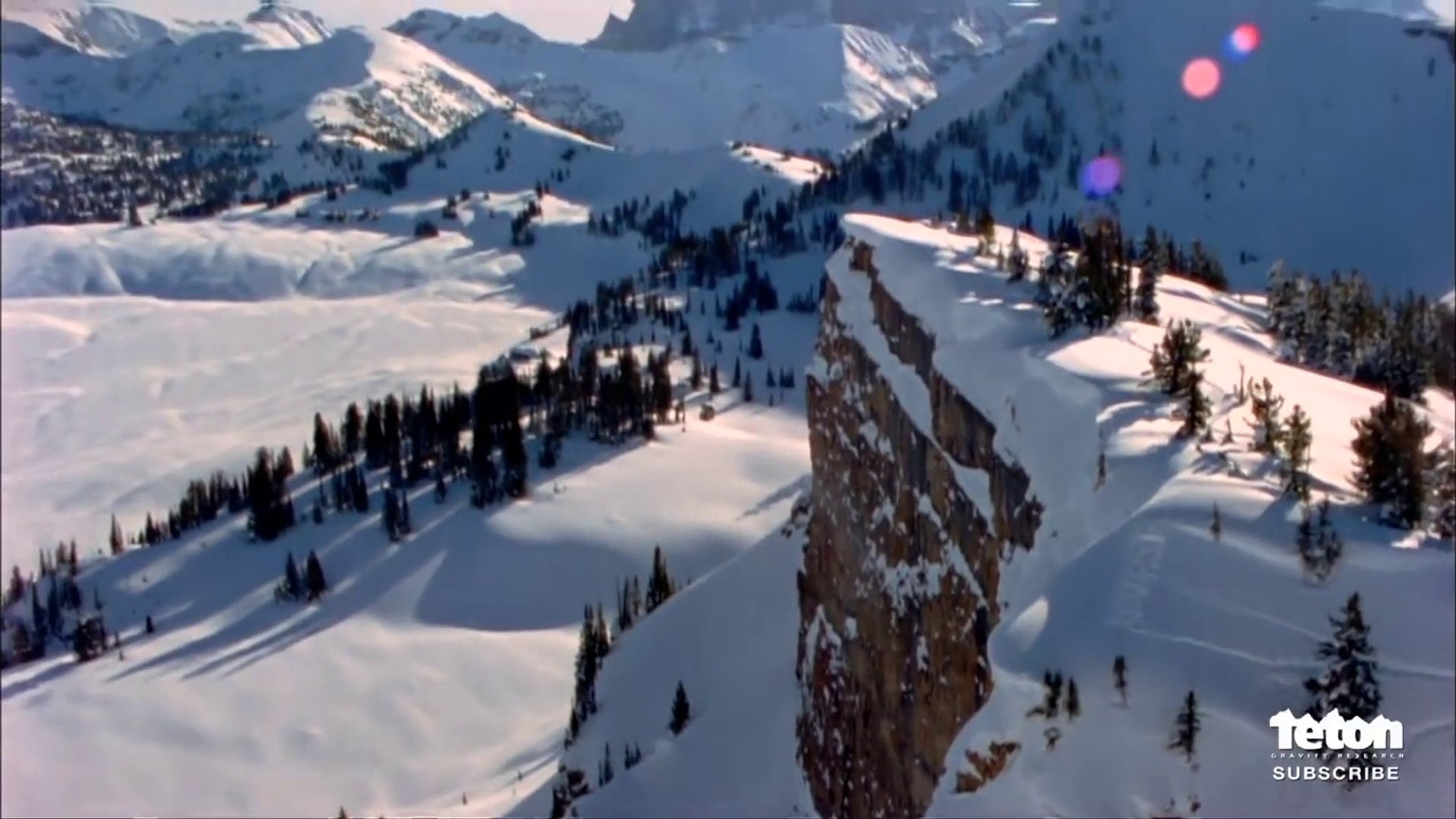 Saut à ski d'une falaise de 75 mètres de haut ! - Vidéo Dailymotion