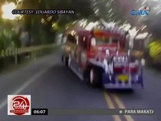 24 Oras: 2 jeep, walang pakundangan sa pag-swerve sa kalsada