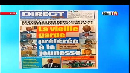 Revue de presse Walftv du 03 février 2017