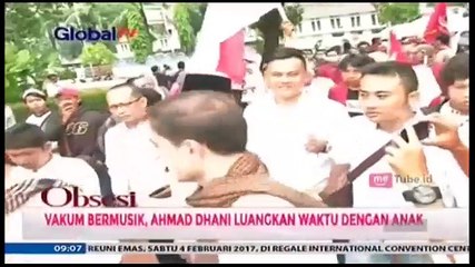 Vakum Bermusik, Ahmad Dhani Luangkan Waktu dengan Anak