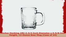 Anchor Hocking 18U 434 Inch Diameter x 558 Inch Height 12Ounce Beer Mug Case of 24 fe05a562