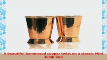 Sertodo Copper Derby Mint Julep Cup 12 Fluid Ounce Hammered Copper Set of 2 4ae4eea6